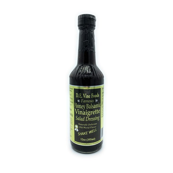 D.E. VINE Honey Balsamic Vinaigrette Dressing, 12 OZ