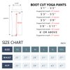 BUBBLELIME 29"/31"/33"/35" 4 Styles Women's Bootcut Yoga Pants Tummy Control - Back Pockets_Scarlet L_31" Inseam
