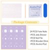 Rose Pink Press on Toenails Short Square Fake Toe Nails with Colorful Swirls Designs Cute Toenail Press ons Summer False Toenails Glossy Full Cover Artificial Stick on Nails for Women 24Pcs