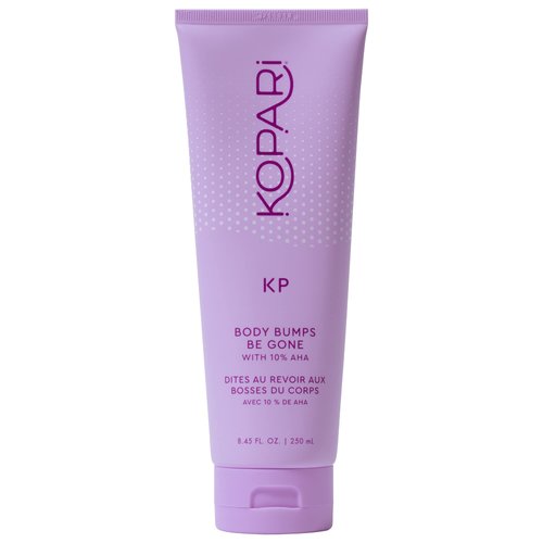 Kopari KP Body Bumps Be Gone Exfoliating Body Scrub with 10% AHA, to Smooth Skin, Reduce Bumps, Decongest Pores, Clarifying, Gently Exfoliate & Wash | 8.45 fl oz Tube