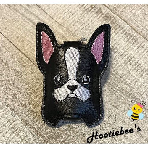 Boston Terrier Hand Sanitizer and/or Lip Balm Holder