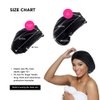Hairbrella Luxurious Satin-Lined Adjustable Shower Cap For Women, 100% Waterproof, Reusable, Washable, Breathable, No Plastic (Blush)