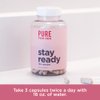 Pure for Her Vegan Original Stay Ready Fiber Supplement for Women | Digestive Support | Proprietary Formula with Aloe Vera | 160 Capsules
