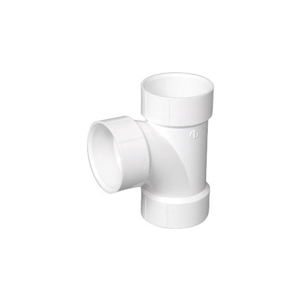 Genova Products 71130 Sanitary Tee Pipe Fitting, 3"