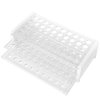 Plastic Test Tube Rack for 15/18 mm Tubes, Hole Diameter is 18.7mm, Holds 50, Detachable, Karter Scientific 208U2 (Pack of 1)