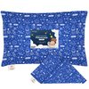 KeaBabies Toddler Pillowcase for 13X18 Pillow - Organic Toddler Pillow Case for Boy, Kids - 100% Natural Cotton Pillowcase for Miniature Sleepy Pillows - Pillow Sold Separately (Off to Space)