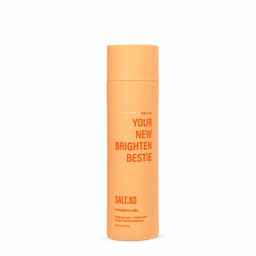 SALT.XO Vitamin C Shower Gel - Illuminating Body & Face Cleanser with Vitamin C, E, A for Dark Spots, Acne, Fine Lines - All Natural, Cruelty and Paraben-Free - 8 Fl Oz