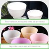 FOMIYES Spa Kit Silicone Bowl 5pcs Facial Masks Mixing Bowl Silicone Facial Mud Bowl Cosmetic Beauty Tool Condiment Bowl for Home Beauty Spa Salon White Cosmetic Spatula Silicone Bowl