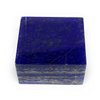 1.06 lbs, 2.7"x2.5"x1.5", Natural Untreated Lapis Lazuli Rectangle Shape Polished Gemstone, Home Decor, Gift, from Afghanistan B26164