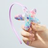 WRBAJIS Starfish Headband Glitter Fish Scale Hair Bands Sparkling Sea Star Hair Hoop Mermaid Hair Accessories for Women Girls Birthday Wedding Festival Celebration Party Supplies(Purple)