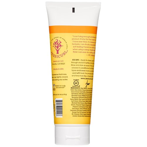 Jessicurl, Deep Conditioning Treatment, Citrus Lavender, 8 Fl oz. Deep Conditioner for Dry Damaged Hair, great Anti Frizz Hair Mask and Leave in Conditioner for Curly Hair