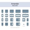 Amerelle 66TTT Wall Plate, Double Toggle