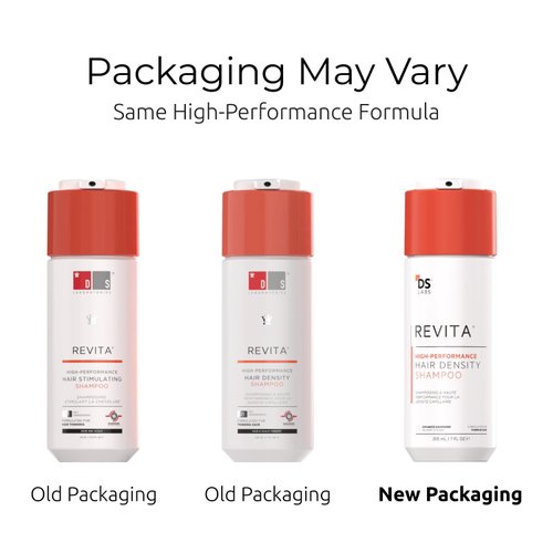 Revita Shampoo For Thinning Hair by DS Laboratories - Volumizing, Thickening Shampoo for Men and Women, Supports Hair Growth, Hair Strengthening, Sulfate Free, 7 Fl Oz (205mL) - Packaging May Vary