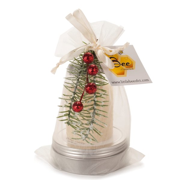 Little Bee of Connecticut Winter Gift Tower (Peppermint Lip Balm & Chill Body Salve)