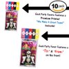 Power Rangers Party Favors, We Make A Great Team 10 Pack, New Power Rangers Party Supplies or Valentines Day Cards for Kids School Classroom Exchange, Creative Pre Assembled Gift Idea