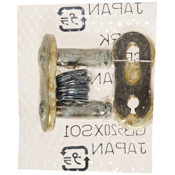 RK Racing Chain GB520XSO-CLIP-CL (520 Series) Gold RX-Ring Clip-Type Connecting Link