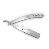 Straight Edge Barber Razor for Close Shaving - Professional Straight Blade Razor for Men with 100 Single Edge Blades- Mens Straight Razor Kit