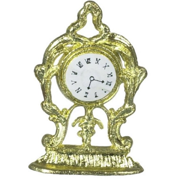 Dollhouse Miniature Victorian Mantle Clock