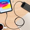 BoxWave Cable Compatible with CANVIART Canvia Smart Digital Canvas Display and Frame - DirectSync - USB 3.0 A to USB 3.1 Type C, USB C Charge and Sync Cable - 6ft - Black
