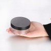 ccHuDE 2 Pcs 50g Plastic Loose Powder Case Empty Cosmetic Powder Container Refillable Makeup Powder Jar Portable Powder Box for Travel