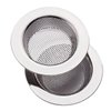 Kitchen Sink Strainer Basket Stainless Steel - Sink Drain Cover with Wide Rim, for Most Kitchen Sinks Anti-Clogging 4.5 in (2pc Silver)