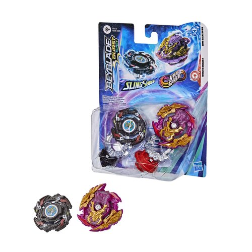 Beyblade Burst Surge Dual Collection Pack Hypersphere Zone Balkesh B5 and Slingshock Wraith Driger F Battling Game Top Toys