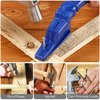 2 Pcs Nail Holder for Hammering, Plastic Pliers, Finger Safe for Hammer Nails in Slip Joint Pliers, Finishing Nails Pliers Keeps Fingers Safe, Basic Repair and Woodworking Joint Pliers