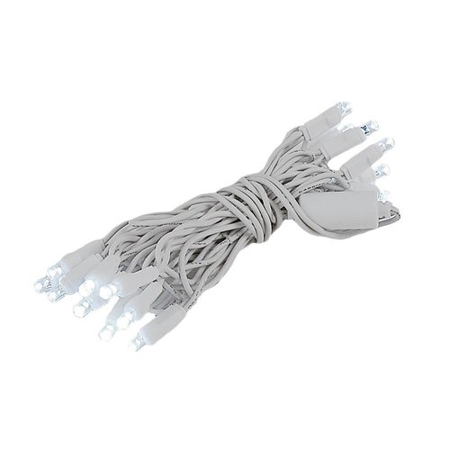 Novelty Lights 8.5FT 20 LED Christmas Lights, Twinkly String Lights Outdoor Curtain Wreath Craft Bottle Set With Non-Connectable Feature, Light Decor (Pure White)