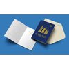 Better Office Products 50 Pack Religious Christmas Cards with Embossed Gold Foil Accents, 5" x 7", High Gloss, Gold Foil Interior Greeting, with 50 Envelopes, 50 Count Boxed Assortment