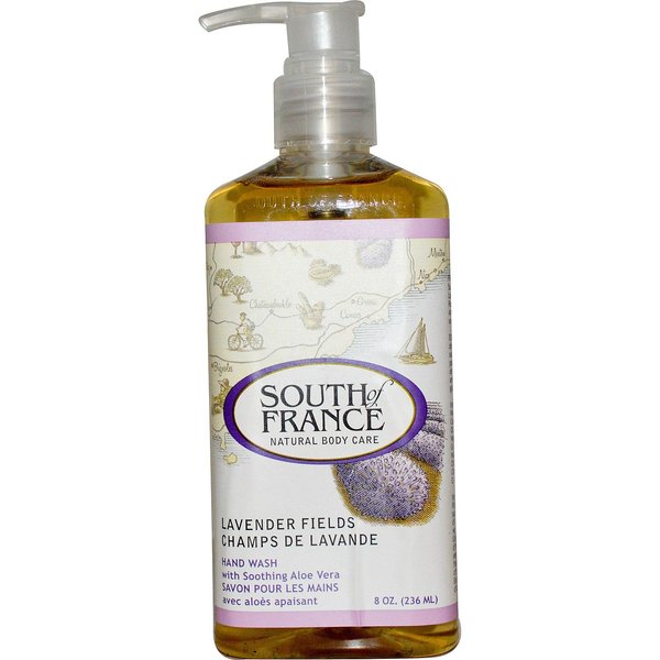 South of France, Hand Wash, Lavender Fields, 8 oz (236 ml)