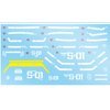 ANSAI Decals Decal for Hobby MG Sazabi Version Ka Model Kit (1/100 Scale)