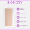 Big Kizzy Original Brown Double Sided Replacement Tape Tabs for Hair Extensions - Strong Hold and Residue Free - 5-7+ Weeks of wear - 120 tabs