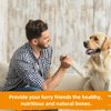 Jungle Calling Rawhide Free Dog Chew Treats, Real Chicken Wrapped Peanut Butter Bones, Teeth Clean Chewy Training Snacks, 6 oz