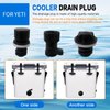Qblahip Upgraded Cooler Drain Plug Hose Connection, Replacement Drain Plug with Garden Hose Shut Off Valve for YETI Cooler/YETI Tundra Cooler/Roadie Cooler/Tank Cooler, for RTIC 20QT/45QT/65QT Cooler