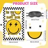 Pin The Tail on The ONE Happy Dude Party Game for Wedding Baby Shower, ONE Happy Dude Party Supplies Favors Birthday Party Games for Kids Home Room Decorations-10 Stickers