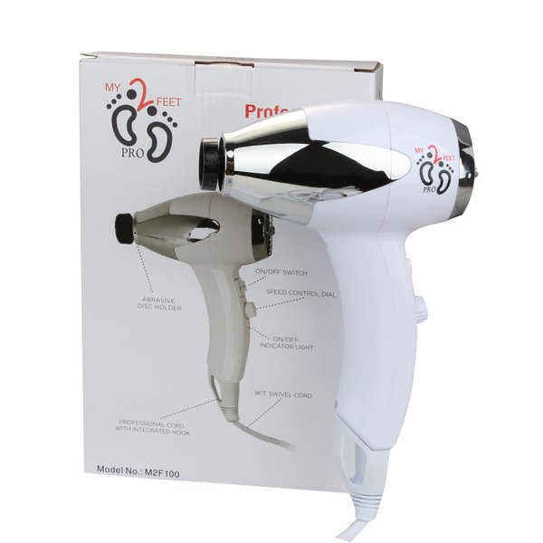 My2Feet Professional Electric Callus Remover+Replacement Disks, White