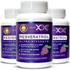 GENEX 1500mg Resveratrol with BioPerine for Absorption (3 Pack) | Organic Trans-Resveratrol Capsules from Japanese Knotweed, Antioxidant Supplement for Healthy Aging