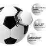 Innotoys Soccer Ball Size 5 with Pump, Soccer Ball Training for Kids Boys Girls Teens Youths Adults, Indoor Outdoor Sports Toys Balls Gift (White and Black)