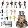21 PCS Zombie Cake Decor Zombie Birthday Party Supplies Zombie Cake Toppers Halloween Zombie Cake Toppers