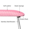 krofaue Nail Arm Rest,Professional Microfiber Leather Nail Hand Rest Stand Arm Rest for Acrylic Nails Cushion Hand Holder with Non-slip - Nail Technician Use Must Have（Pink）