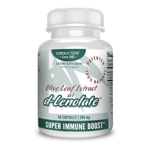 d-Lenolate Olive Leaf Extract (500mg - 60 Caps) by East Park Research