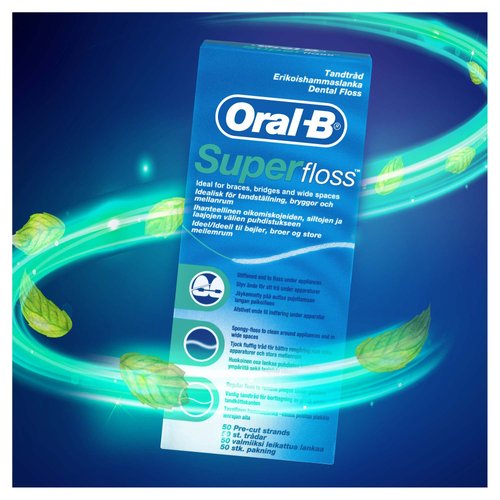 ORAL-B Dental Floss SUPERFLOSS 50