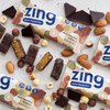 Zing Dark Chocolate Hazelnut Vegan Protein Bars, Gluten Free with High Protein, High Fiber, Dairy Free Nutrition Bars, Plant Based Protein, Kosher, Low Sugar, No Sugar Alcohols - 12 count