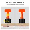 Replacement Steel Needles for Tile Leveling System, 360pcs 1/16" Leveler Reusable Spare Steel Pin Tiling Construction Tools 1.5mm for Wall Floor