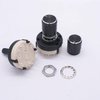 Taiss 3pcs Rotary Switch RS26 1P12T Band Switch Band Channel Rotary Selector Switch 1 Pole 12 Position Single Wafer Band Selector Rotary Switch + 3pcs knob
