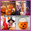 Partywind Metallic Glitter Halloween Temporary Tattoos for Party Decorations, 100 Styles Halloween Tattoo Stickers for Party Supplies Favors, Halloween Kids Treats Goodie Bag Stuffers (6 Sheets)