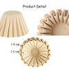 N/C 50 Pieces 1-2 Cup Basket Coffee Filters Natural Unbleached Disposable Paper Coffee Filter for Home Office Cafe Barista Use, Light Brown