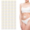 50pcs Castor Oil Belly Button Patch, 2.36inch White Castor Oil Pack Wrap Disposable Self-Adhesive Pad Organic Pack Highly Absorbent Cover for Belly Button (Oil-Free)