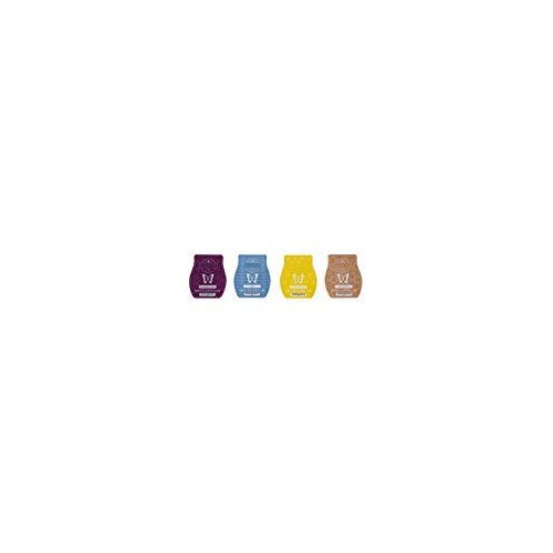 Scentsy Bar 4-Pack (Black Raspberry Vanilla, Baked Apple Pie, Luna, Coconut Lemongrass)