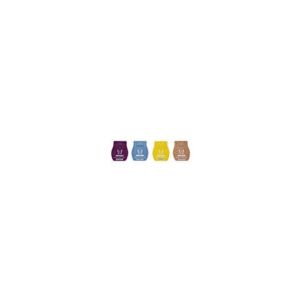 Scentsy Bar 4-Pack (Black Raspberry Vanilla, Baked Apple Pie, Luna, Coconut Lemongrass)